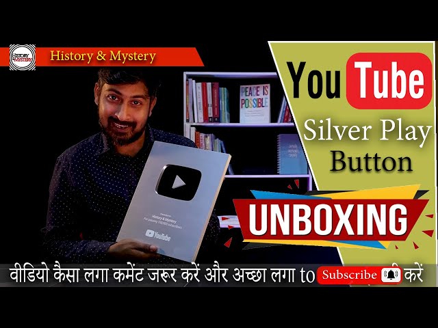 Silver Play Button Unboxing Video