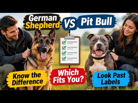 Video thumbnail: German Shepherd vs Pit Bull: Which Fits Your Life?
