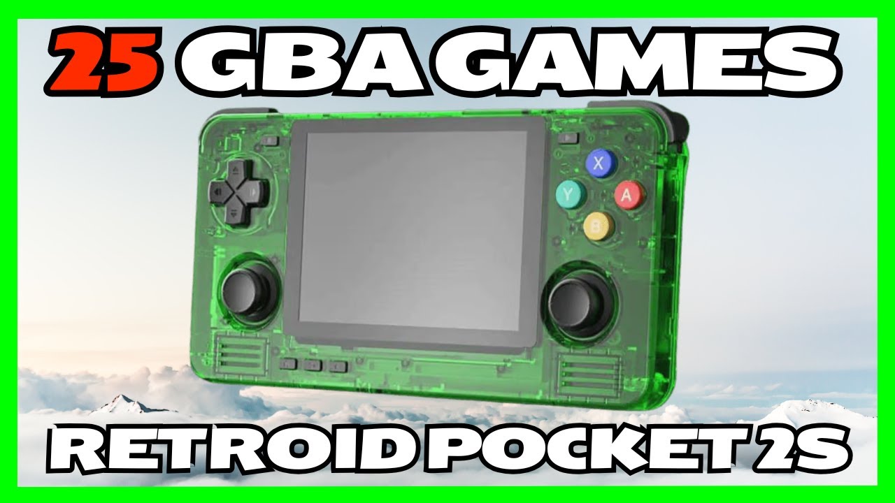 25 GBA games running on the retroid pocket 2S 