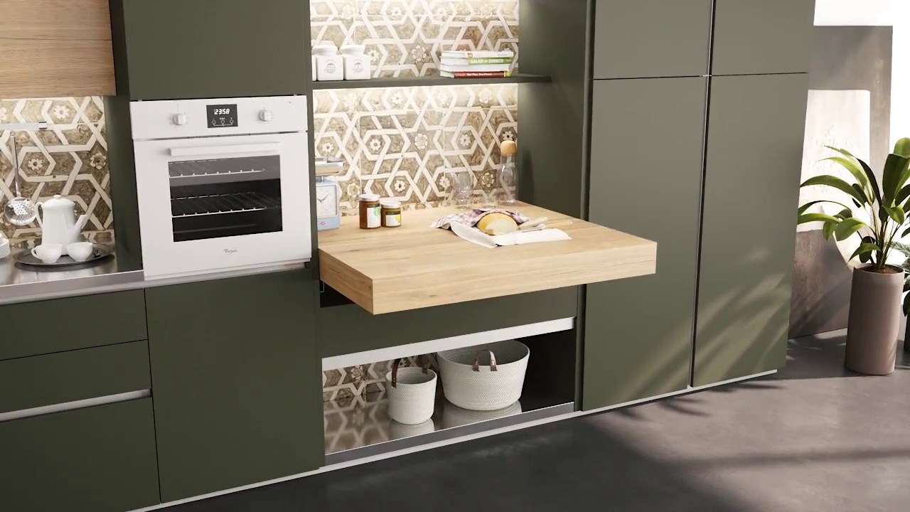 Flush Worktop Shelf Pull Out Extenions Bpf