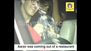 Akshay Kumars Son Aarav Bhatia Spotted With Two Female Friends Outside A Restaurant