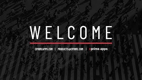 Welcome to Cprime Apps
