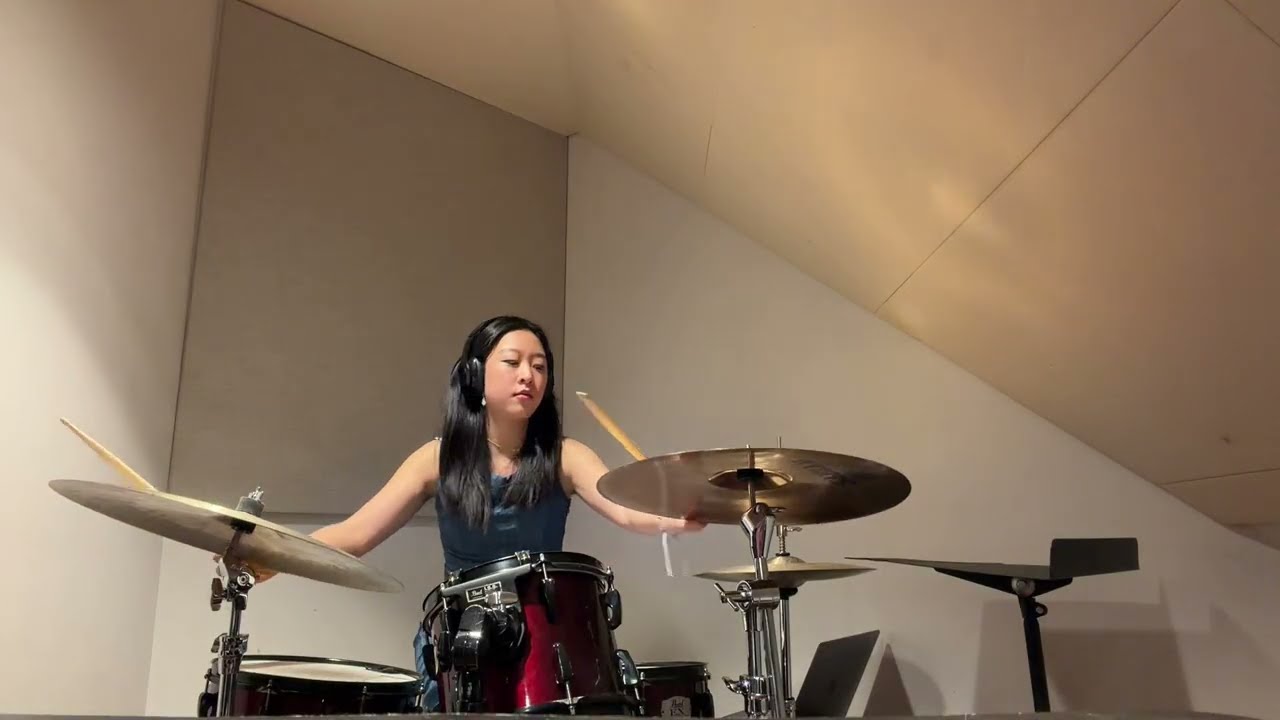 Freestyle drum cover of queen Raye's 