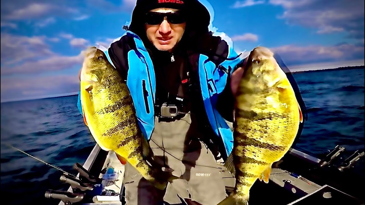 Perch Fishing Lures On Lake Simcoe & Jay Siemens Catch and Cook (7 x