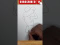Draw a girl backside shorts youtubeshorts tajikisketch