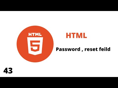 HTML Form with input type password & reset | Learn how to create password field in hindi