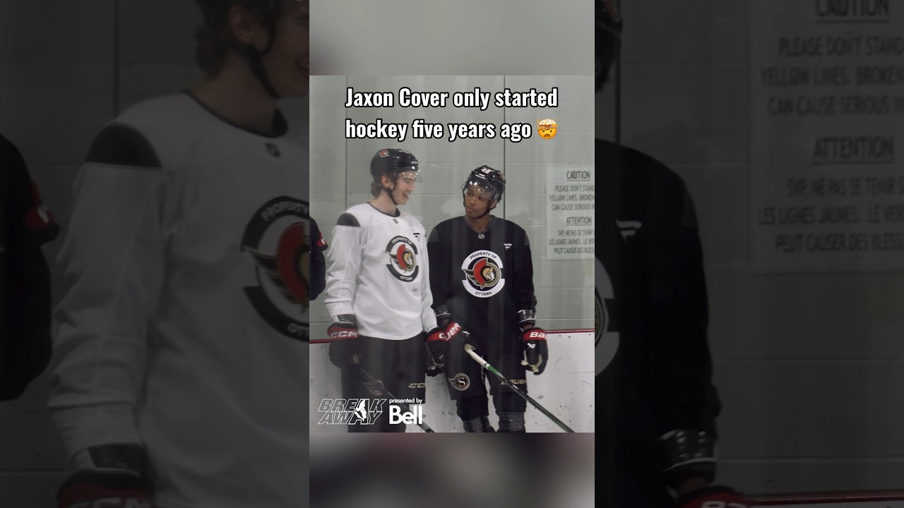 Jaxon Cover only started hockey five years ago 🤯