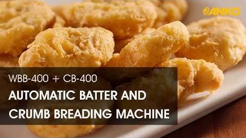ANKO Automatic Batter And Crumb Breading Production Line