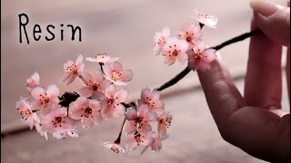 【レジン×粘土】桜をレジンで作りました。 DIY I made cherry blossoms with resin [Resin×Clay]