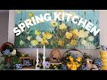 SPRING KITCHEN TOUR 2021 | DECORATE MY MANTLE WITH ME