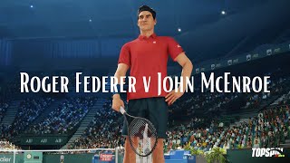 First Official Gameplay of Roger Federer & John McEnroe | TopSpin 2K25