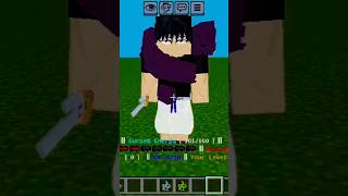TOJI vs JOGO: Sorcerer Killer vs Disaster Curse | Minecraft Jujutsu Awakening Addon mod mcpe 1.21+