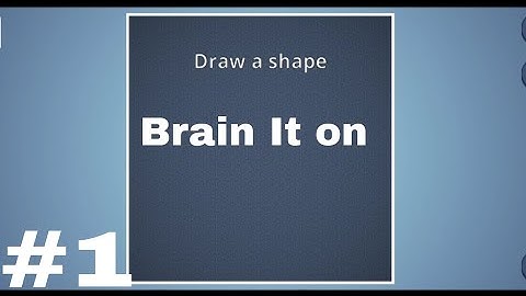 Brain It on Gameplay Walkthrough (Android, iOS) - Part 1 #simulatorgames #gameplay