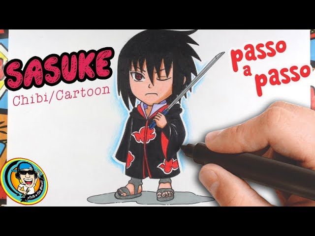 Como desenhar o NARUTO PEQUENO CHIBI PASSO A PASSO 