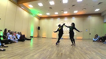 Carlos Oliveira & Isadora Nascimento zouk demo  ZoukLibre 2016
