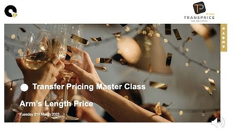 Transfer pricing Master Class on Arm