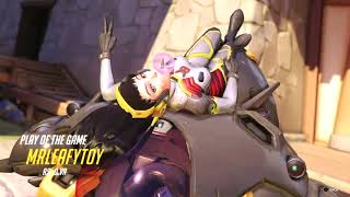 Overwatch - D.Va SEXTUPLE KILL!