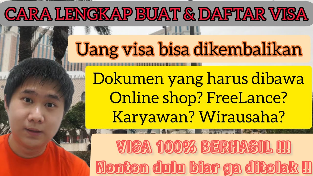 Cara Membuat Visa Amerika Australia Eropa Korea Jepang | Dokumen Yang