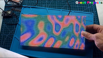 RGB LED Matrix with an ESP32 - How to get started