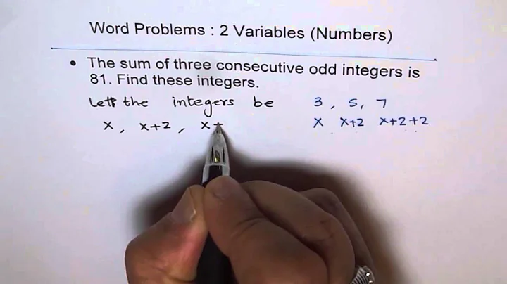 Three Consecutive Odd Numbers Word Problem - DayDayNews