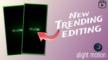 Instagram Trending Text Lyrics Glow Video Editing In Alight Motion| Alight Motion Editing