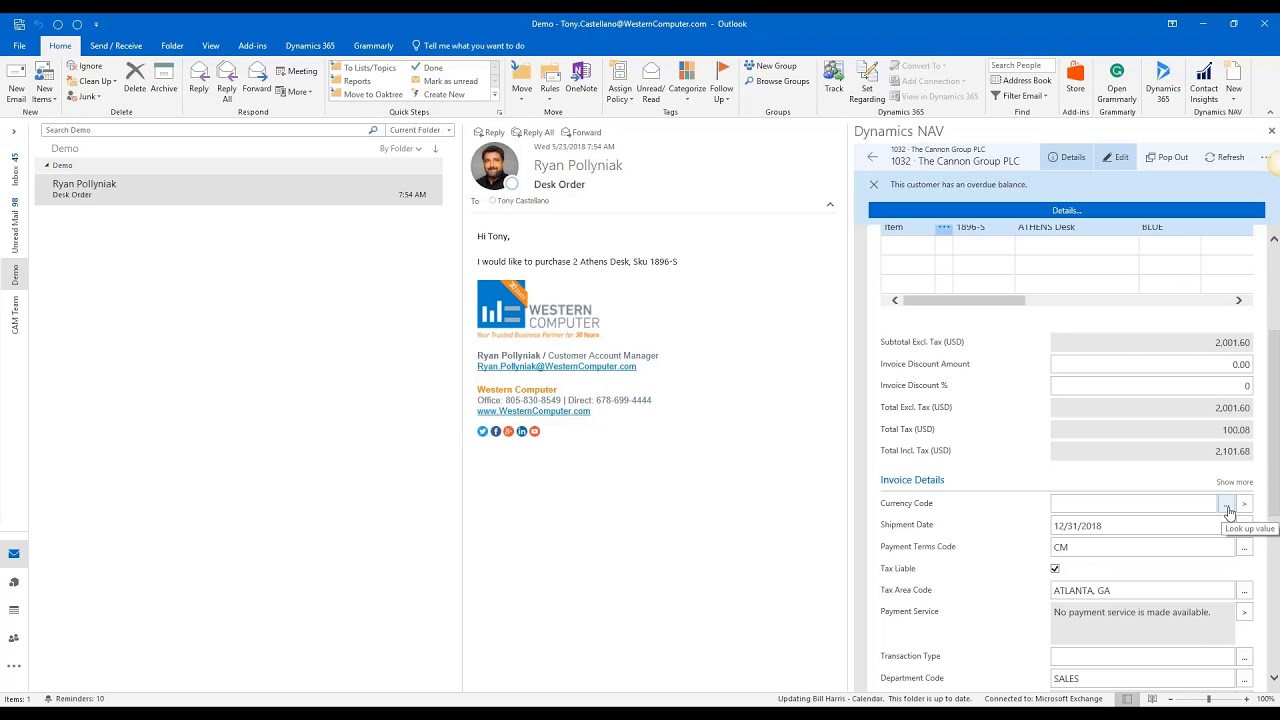 How Does Dynamics NAV Work With Microsoft Outlook? | Q&A Series ...