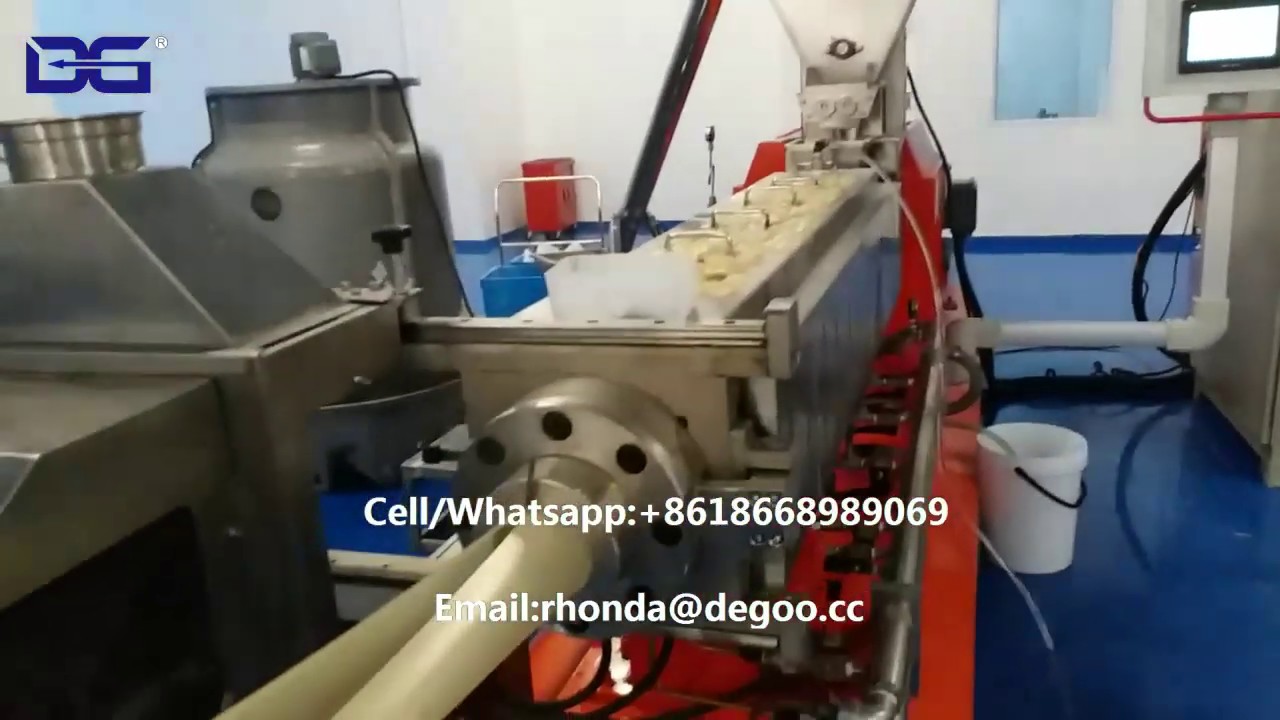 Popular sun chips machine pellet snacks production line