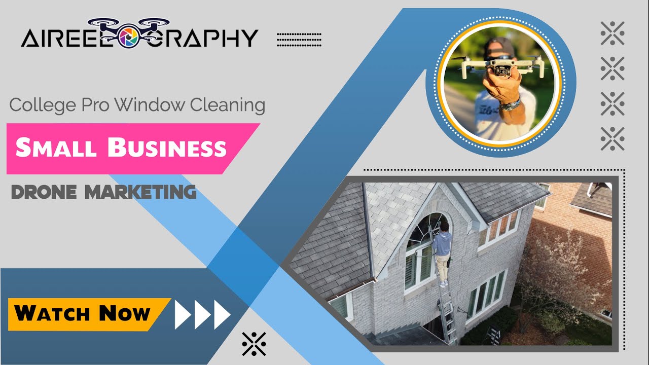 Drone Marketing Reel for College Pro Window Cleaning