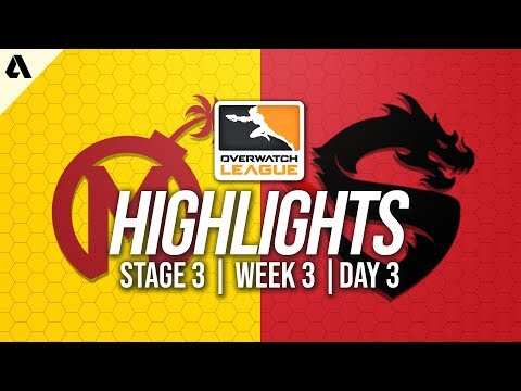 Florida Mayhem vs Shanghai Dragons | Overwatch League Highlights OWL Stage 3 Week 3 Day 3
