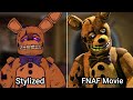 Fnaf movie stylized vs original