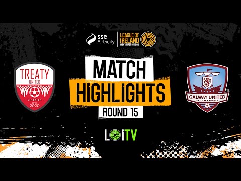 SSE Airtricity Men’s First Division Round 15 | Treaty United 0-3 Galway United | Highlights