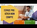 Bouvet  espace pro  rubrique mon compte et cration de collaborateurs