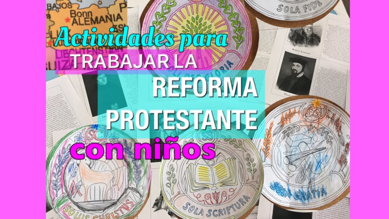 Actividades para trabajar la Reforma Protestante con niños pequeños