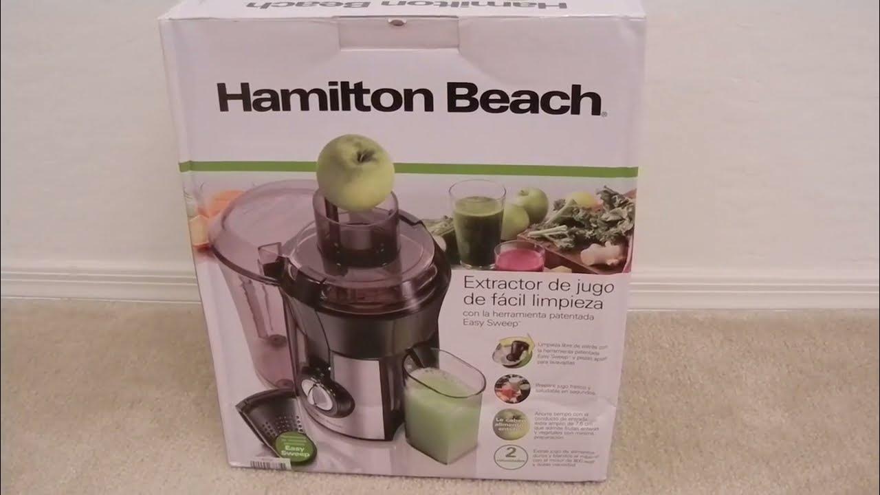 Hamilton Beach Juicer Assembly and Demonstration YouTube