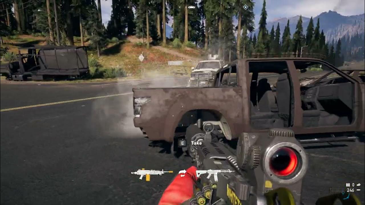The Exploding Car Far Cry 5 YouTube