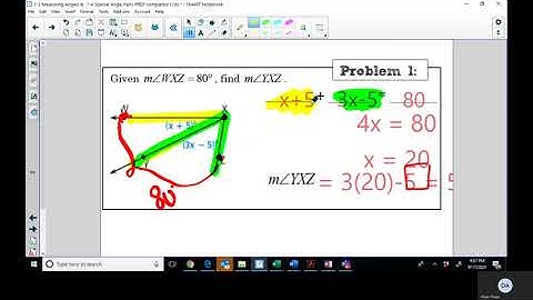 Video notes for Topic 1 3 Measuring Angles