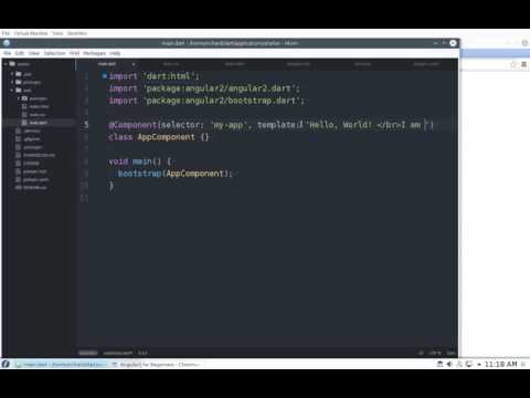 Angular2 Dart for Beginners:  02 Annotations