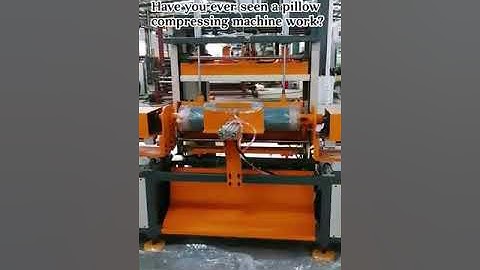 Pillow comprssion and roll packing machine,pillow compress machine,pillow roll packing machine