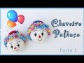 Chaveiro de palhaço em crochê -  Como fazer um chaveiro amigurumi passo a passo - parte 1