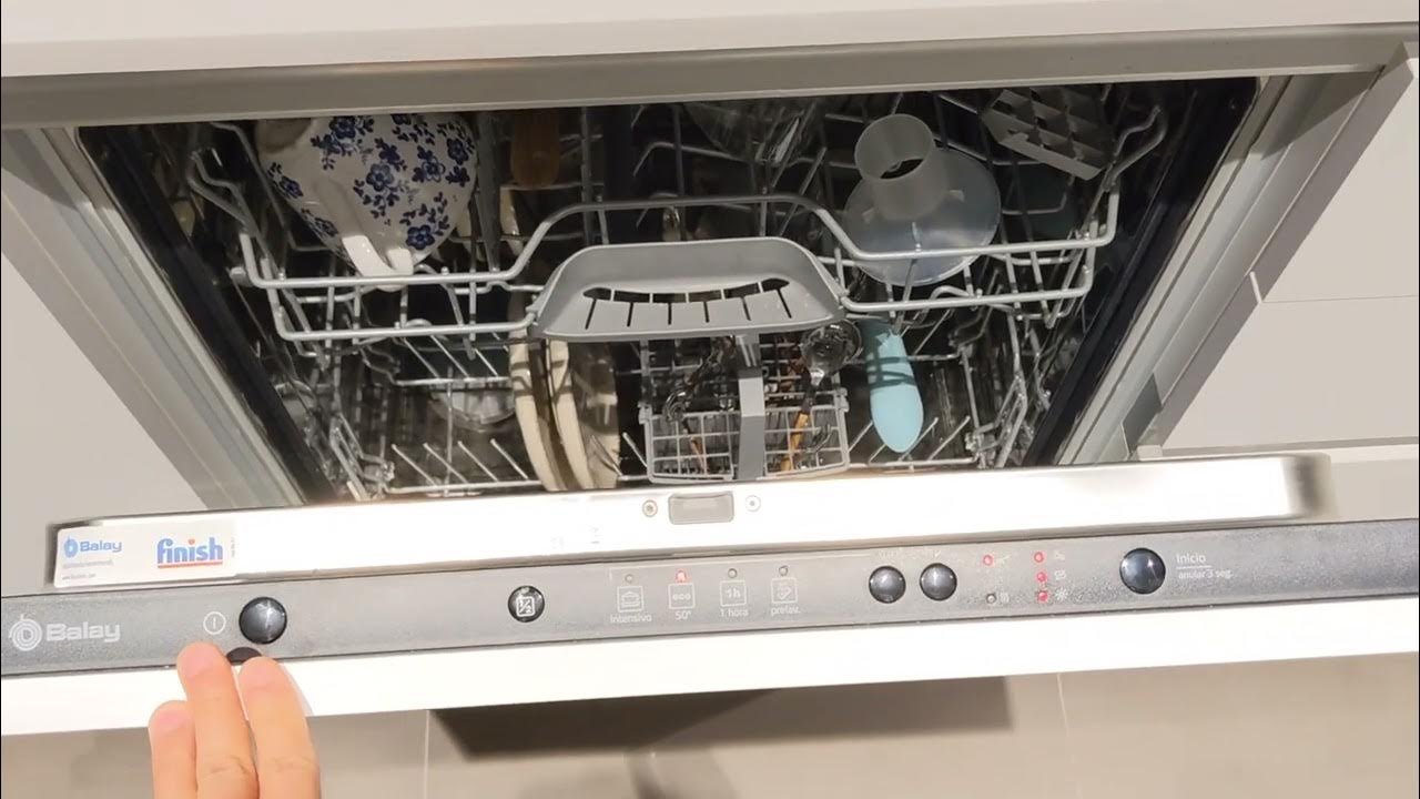 Why a new Balay dishwasher beeps after a few minutes, explained YouTube