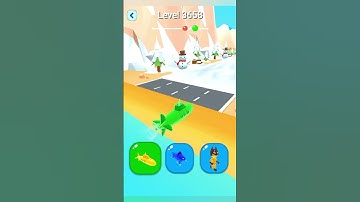 Shape shifting2 game level-3658     hyper casual game #shapeshifting  #gameplay #gaming #shortvideo