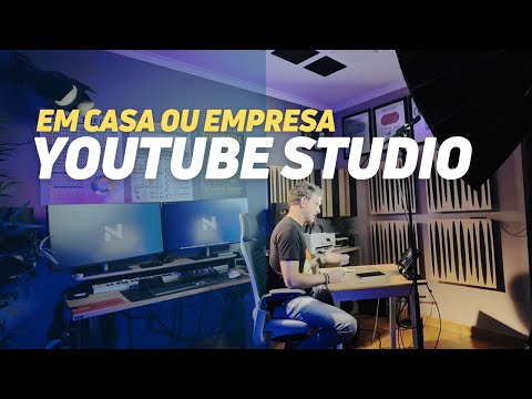 Como criar um estudio para YouTube em casa ou na empresa