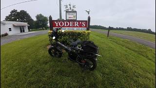We try not to get lost exploring a new region beyond Yoder's slaughterhouse on the H9.