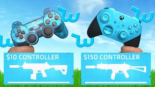 Famous I Won Warzone on $10 vs $150 Wish Controllers Wealth
