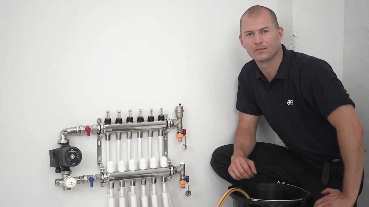 Installing the JG Underfloor Manifold - YouTube