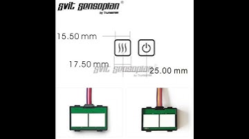 Trumsense WS08G2-S7-BW 2 Key Bathroom LED Mirror Dimmable Touch Sensor Switch Control Defogger