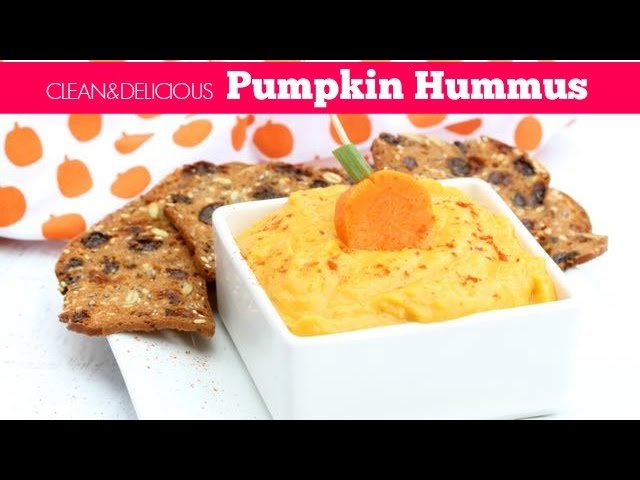 Clean Eating Pumpkin Hummus | Clean & Delicious