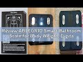 Review ABLEGRID Smart Bathroom Scale for Body Weight, Digital Body Fat Scale with LED Column Trend D