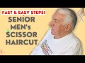 SENIOR MEN HAIRCUT AT HOME