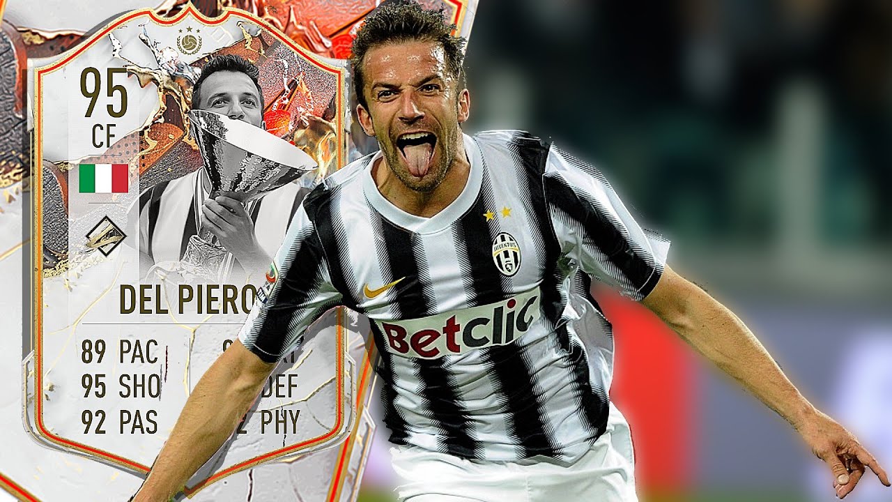95 TROPHY TITANS ICON DEL PIERO PLAYER REVIEW FIFA 23